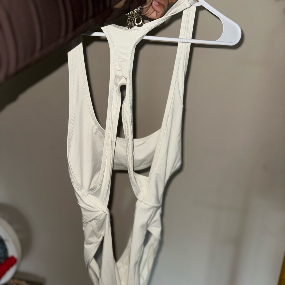 SKIMS Cream Women Swim One Piece